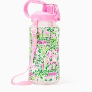 Lilly Pulitzer Water Bottle with strap